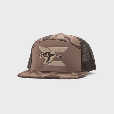 ECW 2.0 Logo 7 Panel Hat - Duck Camo