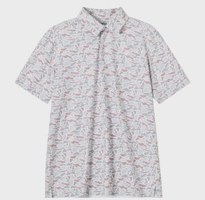 Men's Polo - Retro Whitetail Camo