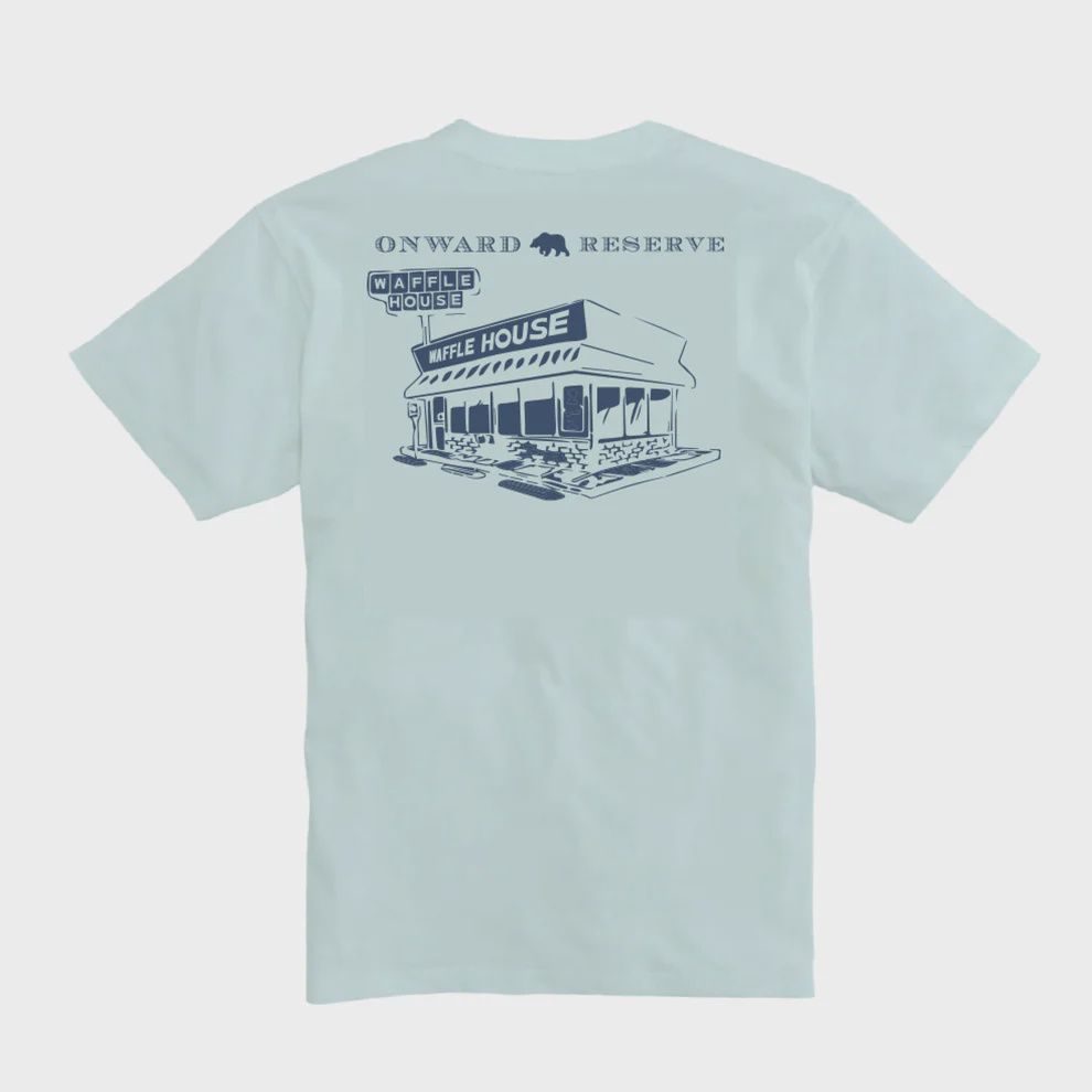 Waffle House Vintage Store Short Sleeve Tee - Surf