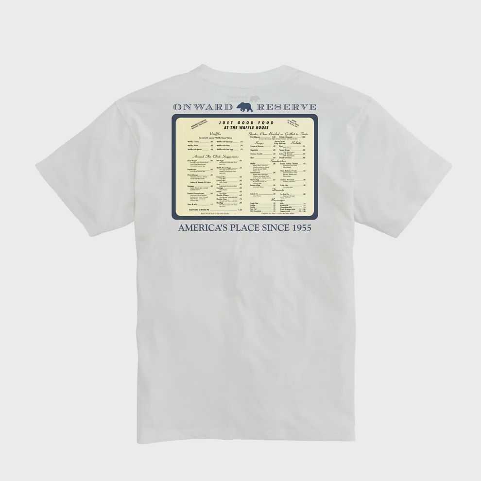 Just Good Food Short Sleeve Tee - White