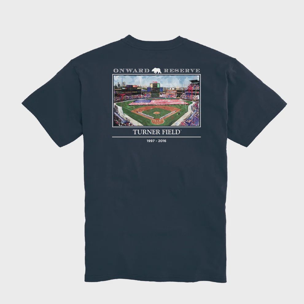 Turner Field Short Sleeve Tee - Dark Denim