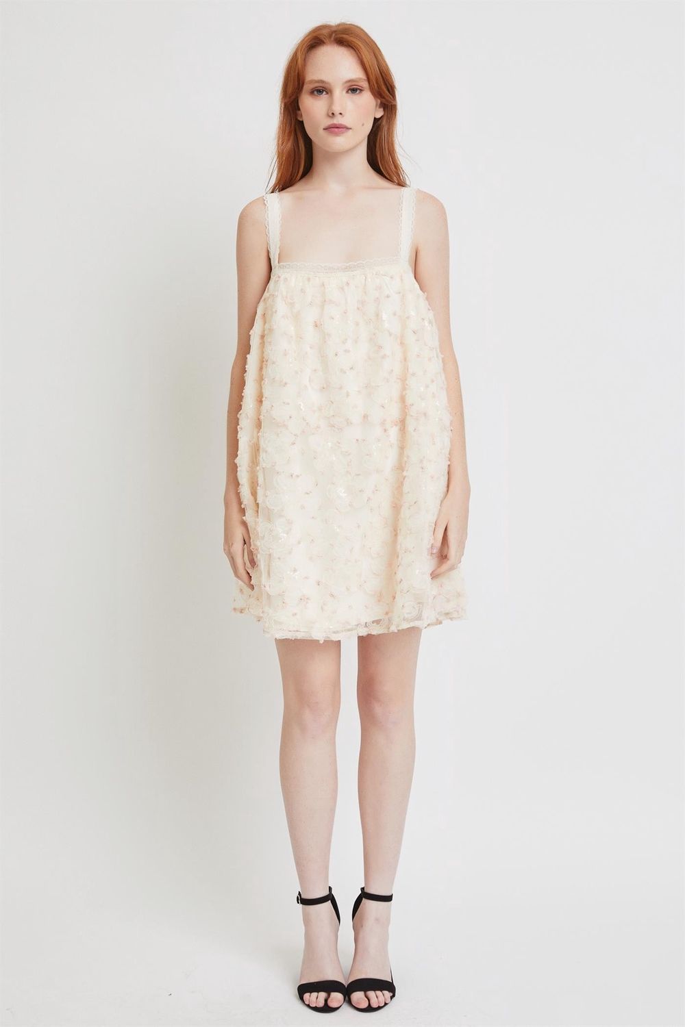 Heart Breaker Sequin Mini Dress - Ivory