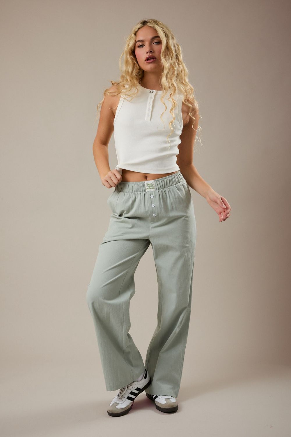 Safe Bet Boxer Pants - Sage