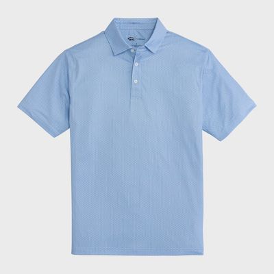 Bonnie Printed Performance Polo - Iris