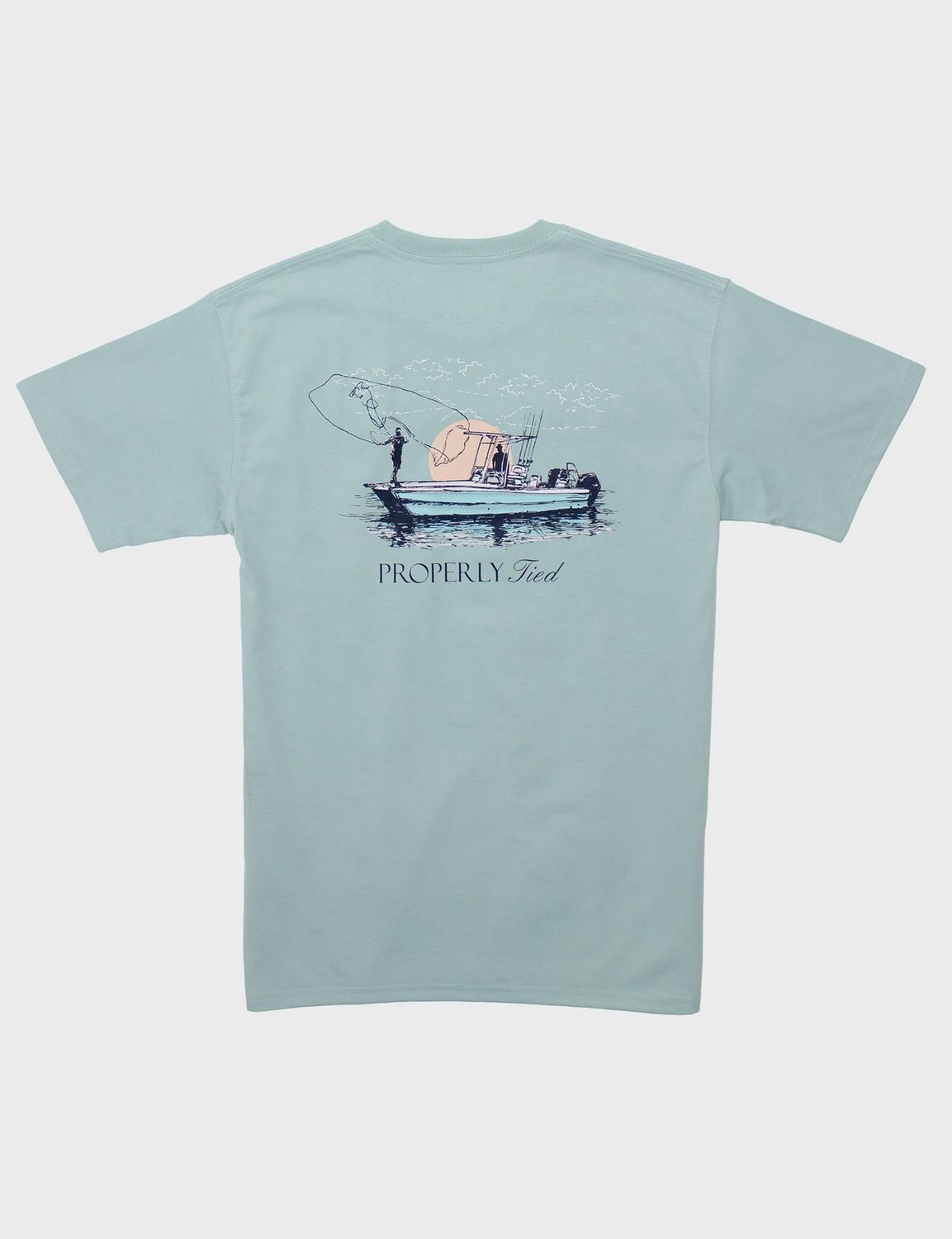 Cast Short Sleeve Tee - Marine Mist