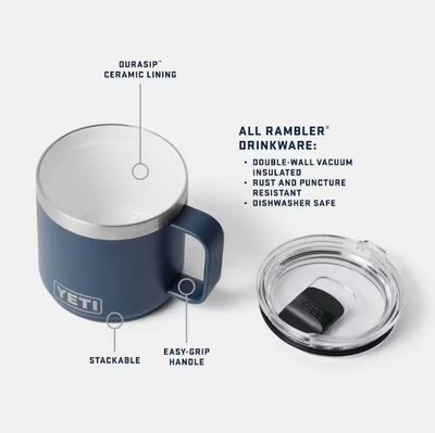 Rambler 10 oz Ceramic Lined Mug MS - Ridgeline