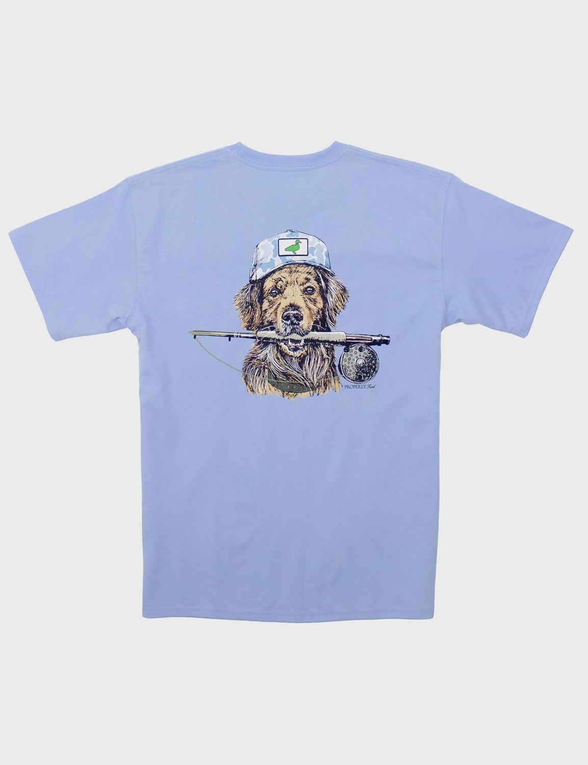 Fishing Buddy Short Sleeve Tee - Light Blue