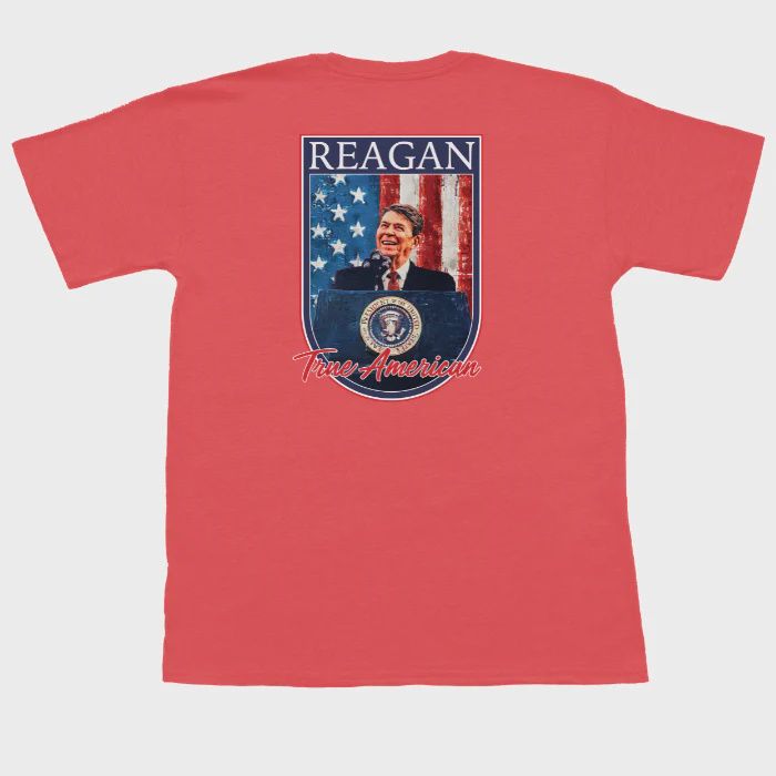 Reagan True American Short Sleeve Tee - Nantucket Red