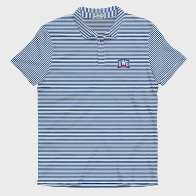UWG Loblolly Performance Polo - Royal Blue/White