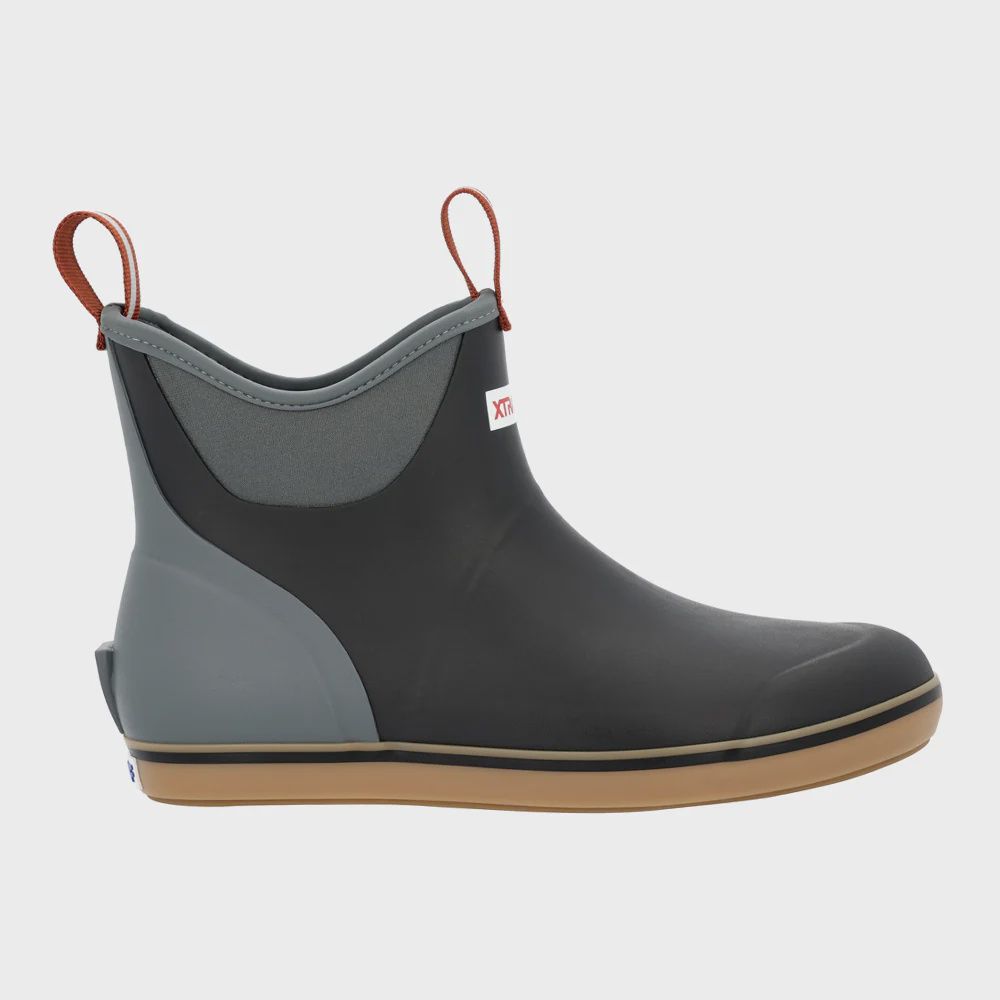 Men's Ankle Deck Boot - Black/Dark Green