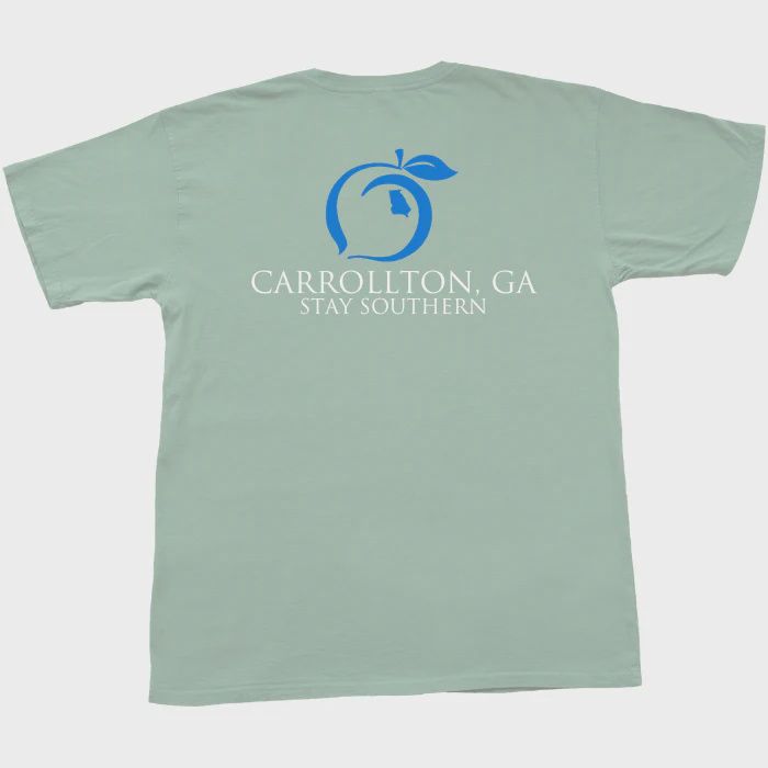 Hometown Carrollton Short Sleeve Tee - Aquafoam