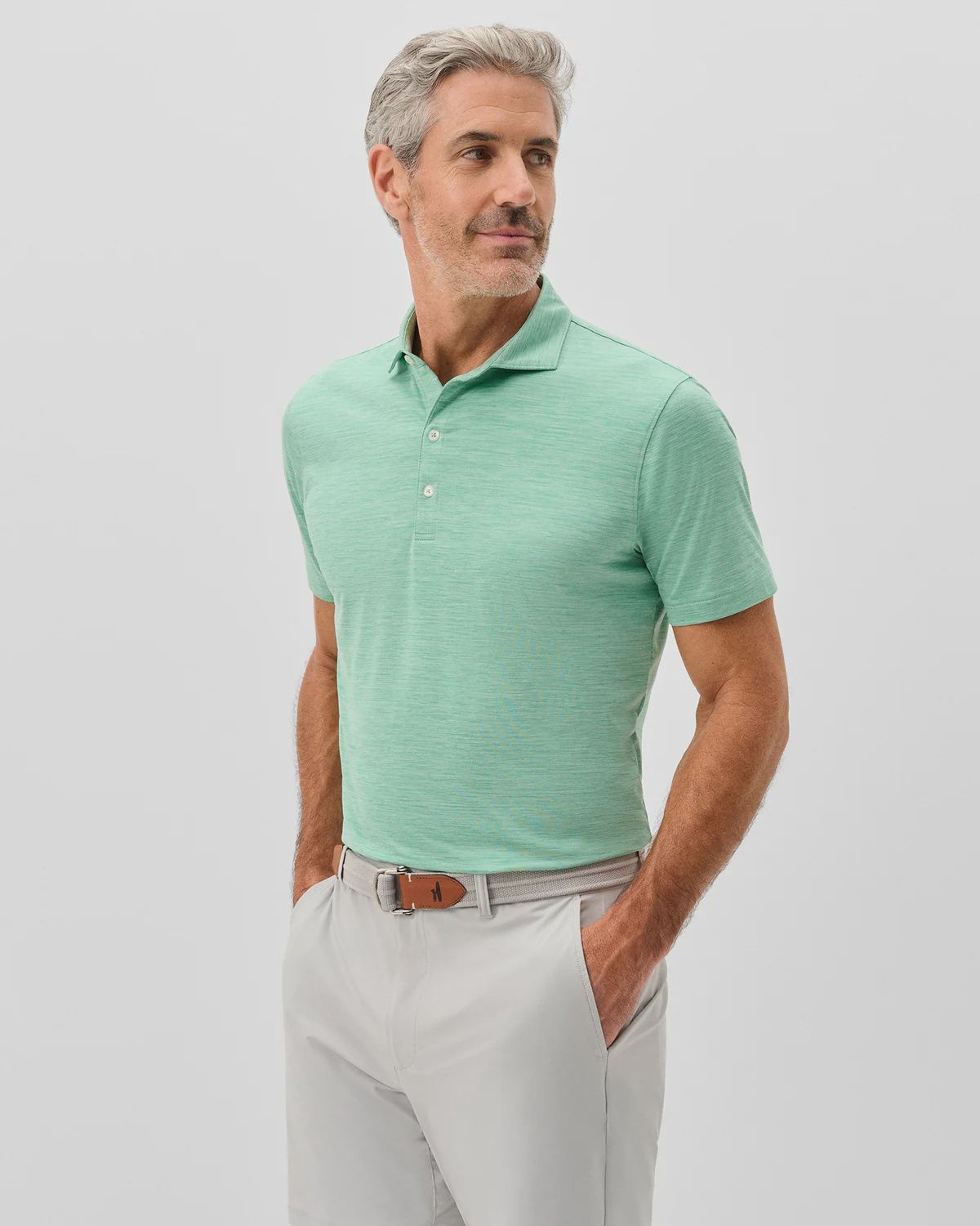 Featherweight Performance Polo - Huronn - Cilantro