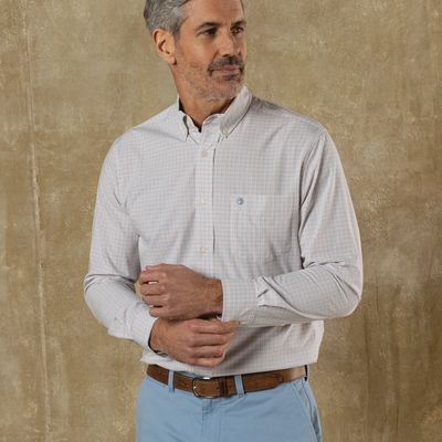 Performance Poplin Sport Shirt - Coral Performance Poplin Sport Shirt - Coral
