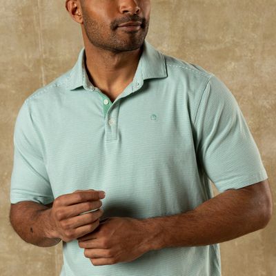 Hanover Pima Cotton Jersey Polo - Aspen Green