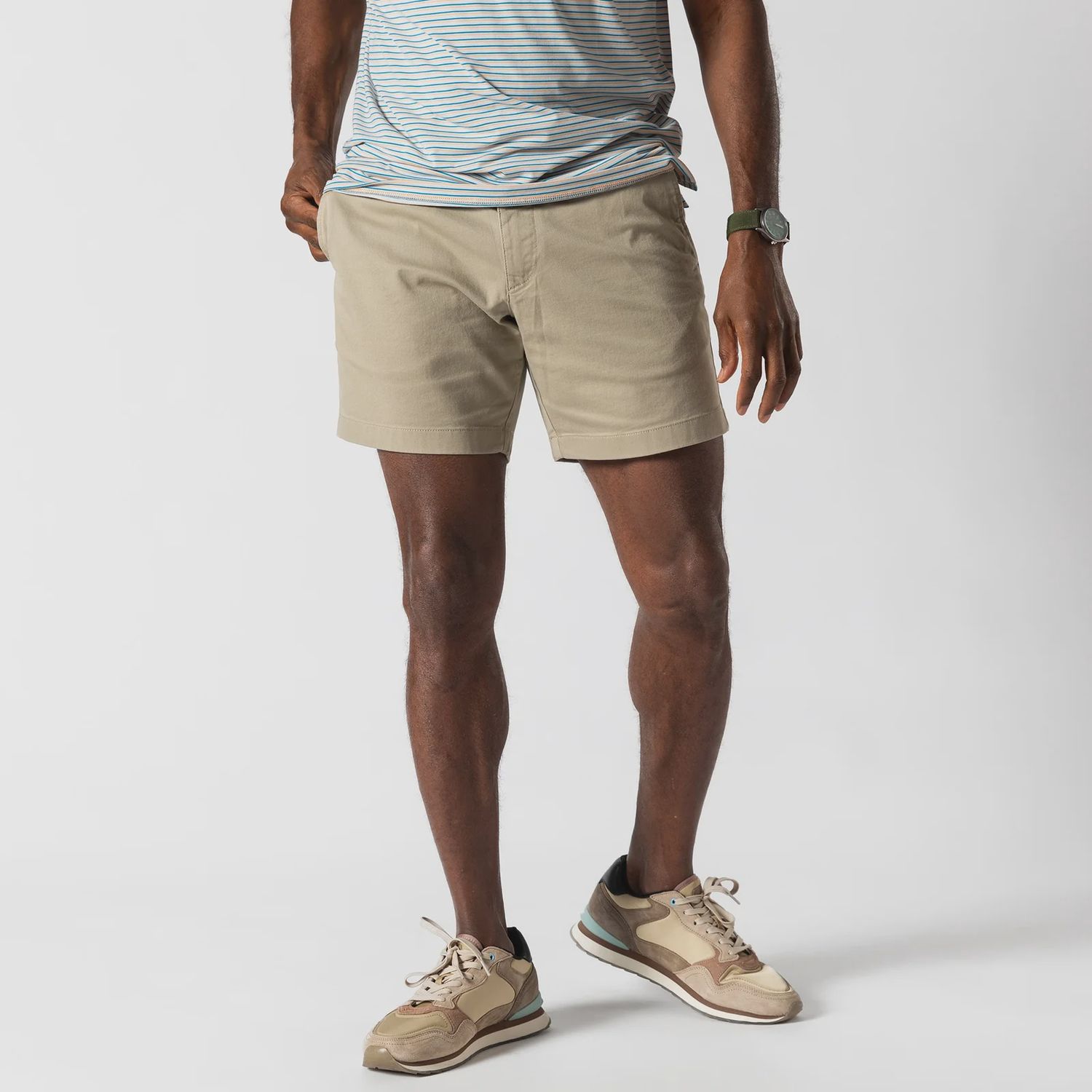7" Gold School Chino Short - Khaki