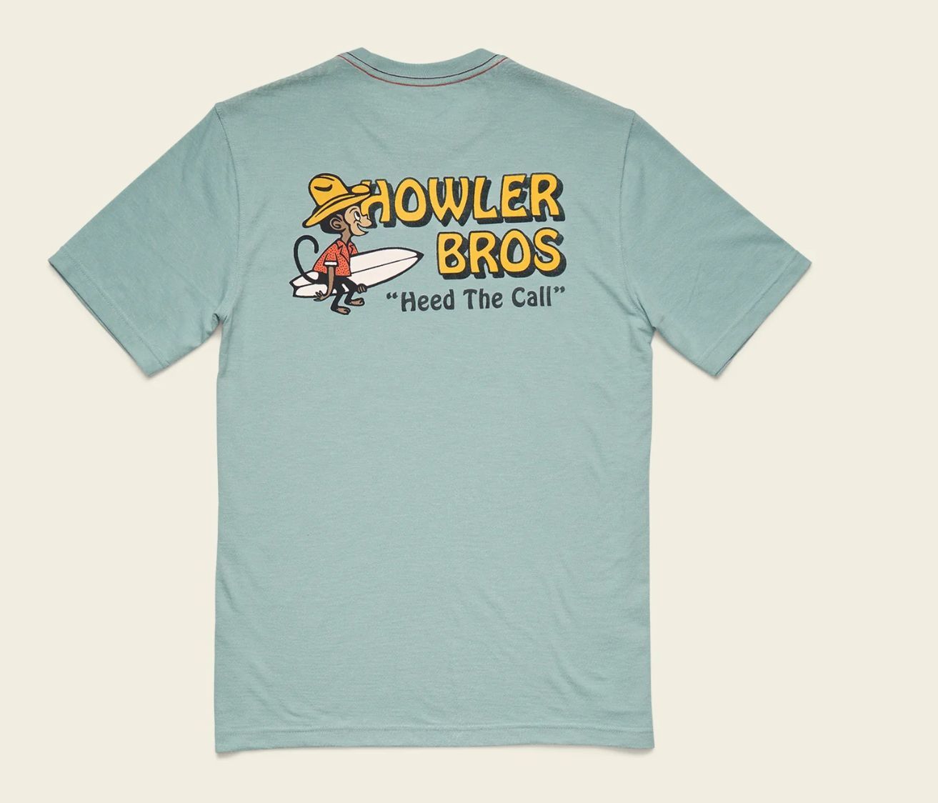 El Monito Surfs T-Shirt - Riviera Blue