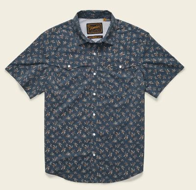 Open Country Tech Shirt - Rancher Floral - Dark Slate