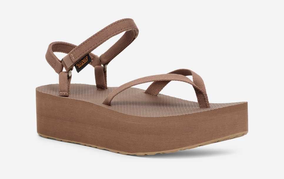 Women's Flatform Slim Sandal - Caribou