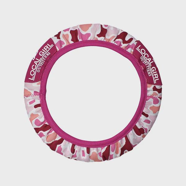 Local Girl Steering Wheel Cover - Localflage Pink Camo