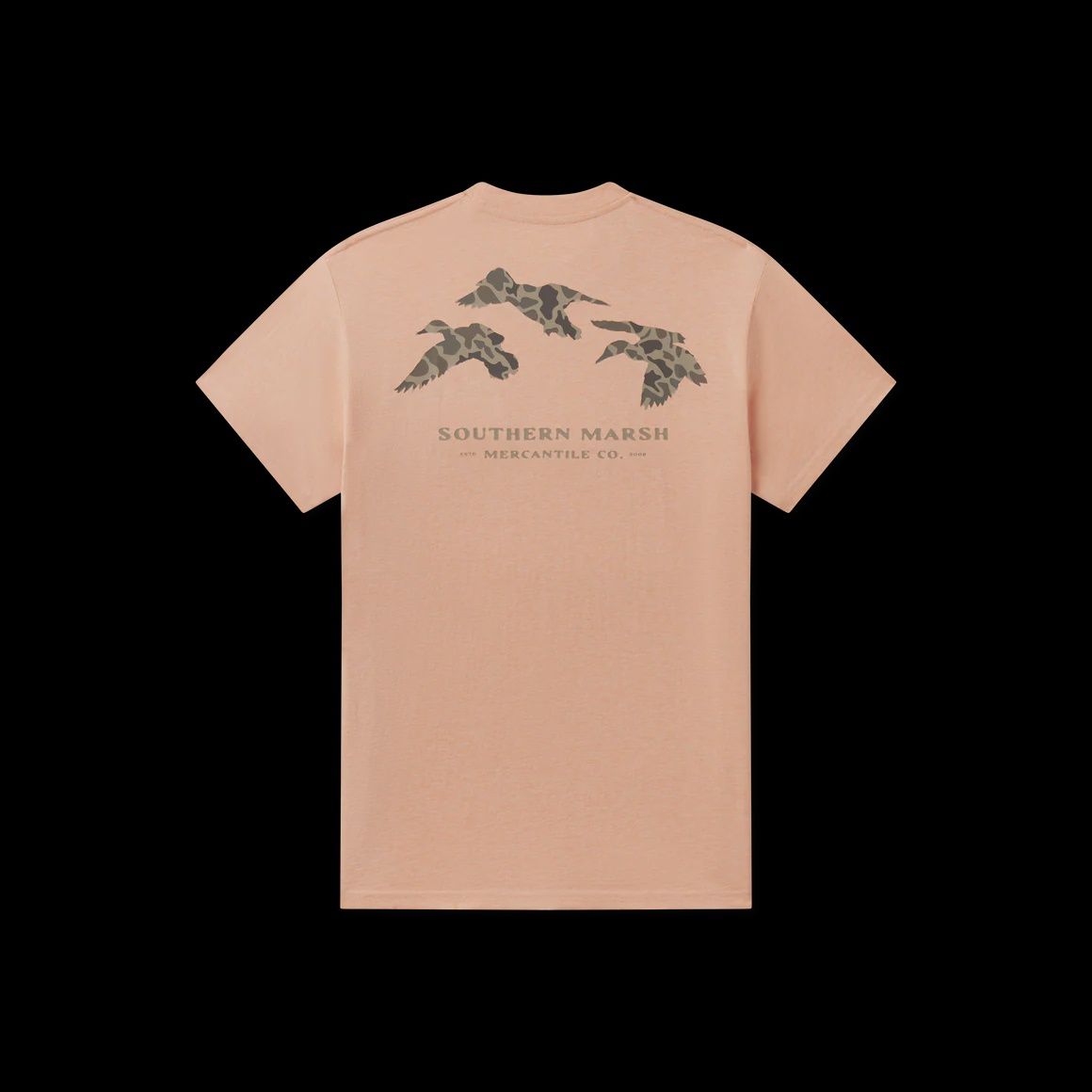 Originals Camo Flying Ducks Short Sleeve Tee  - Washed Sherbet