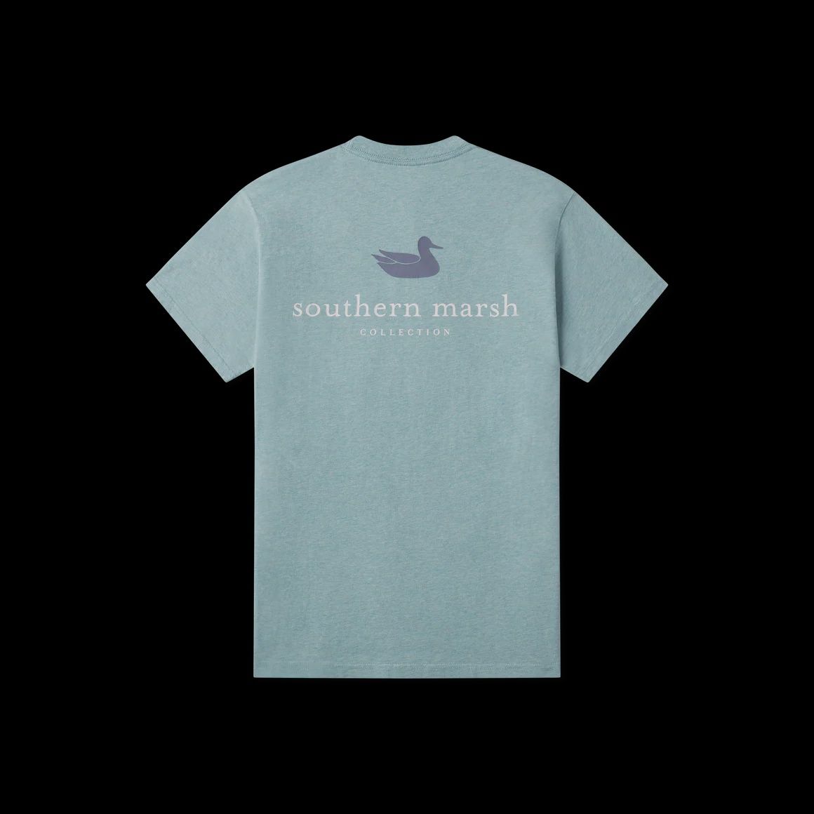 Authentic Short Sleeve Tee - Washed Moss Blue