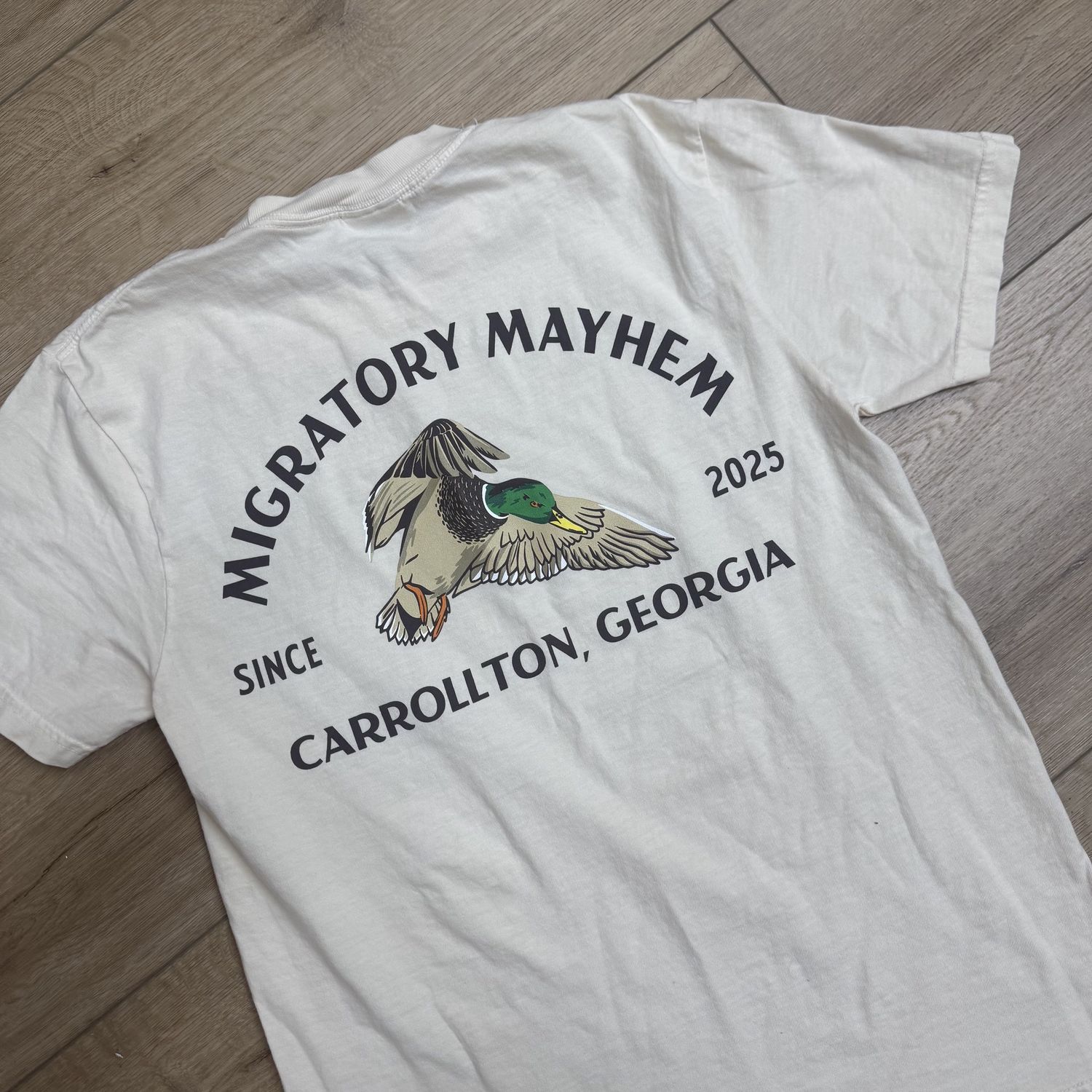 Cupped Up Mallard Short Sleeve Tee - Ivory