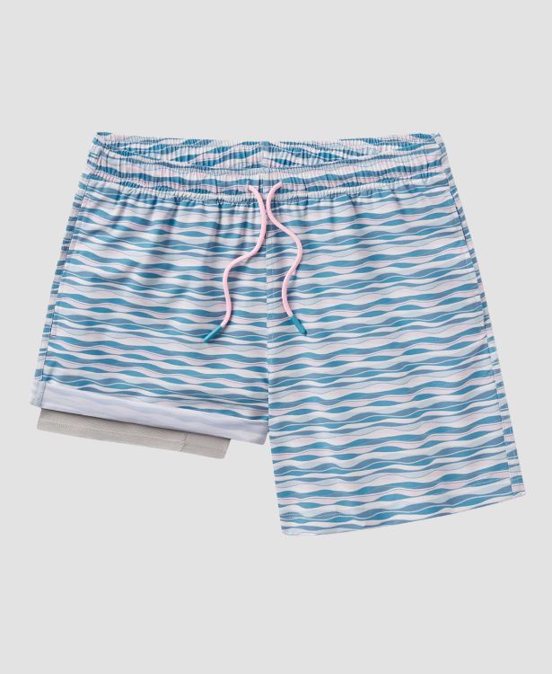 Wave Runner Swim Shorts - Tidepool Blush
