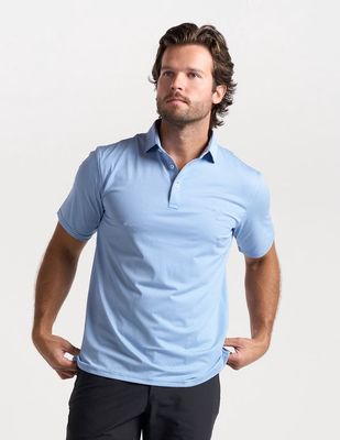 Performance Polo - Blue Stripes