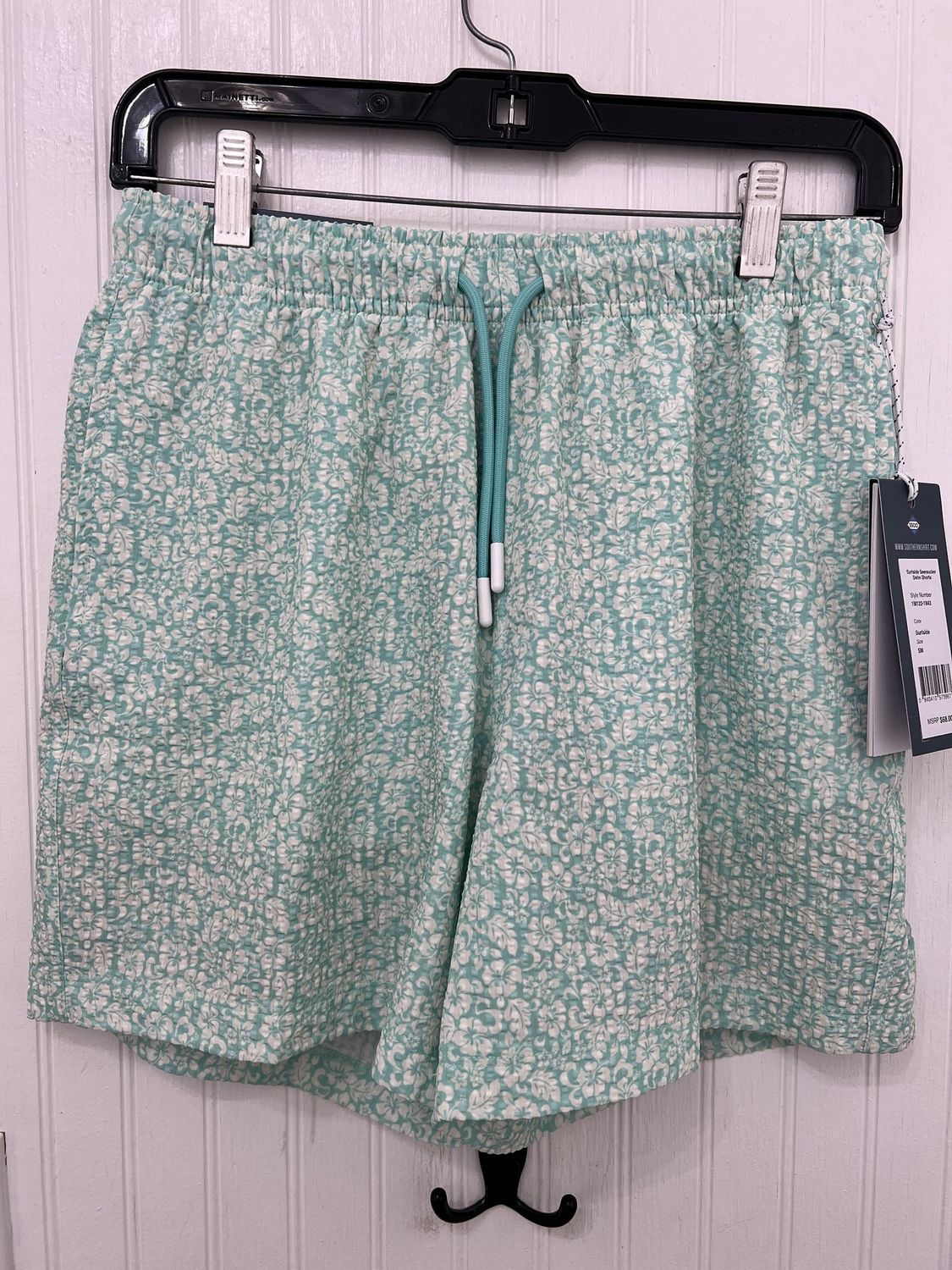 Surfside Seersucker Swim Shorts