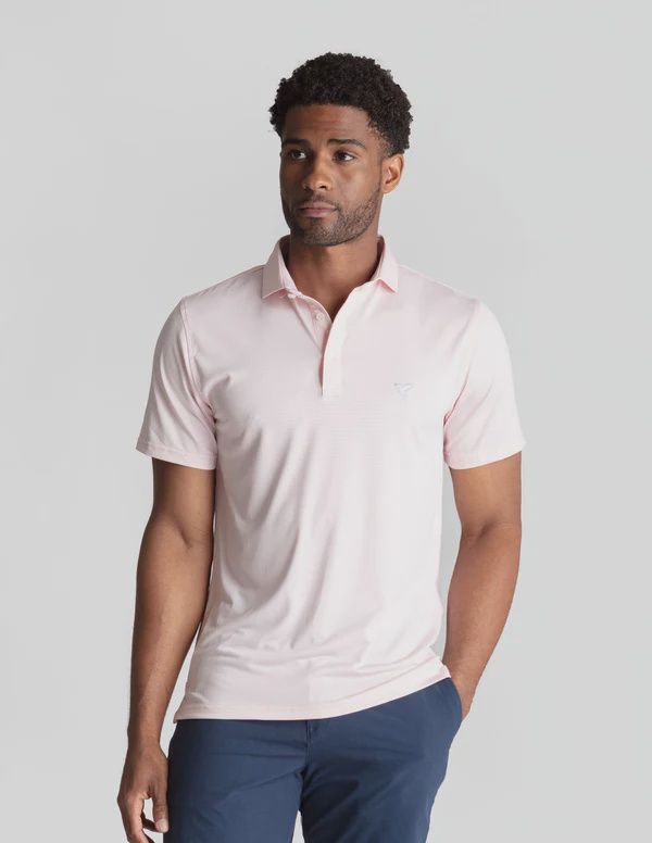 Performance Polo - Orange Stripes