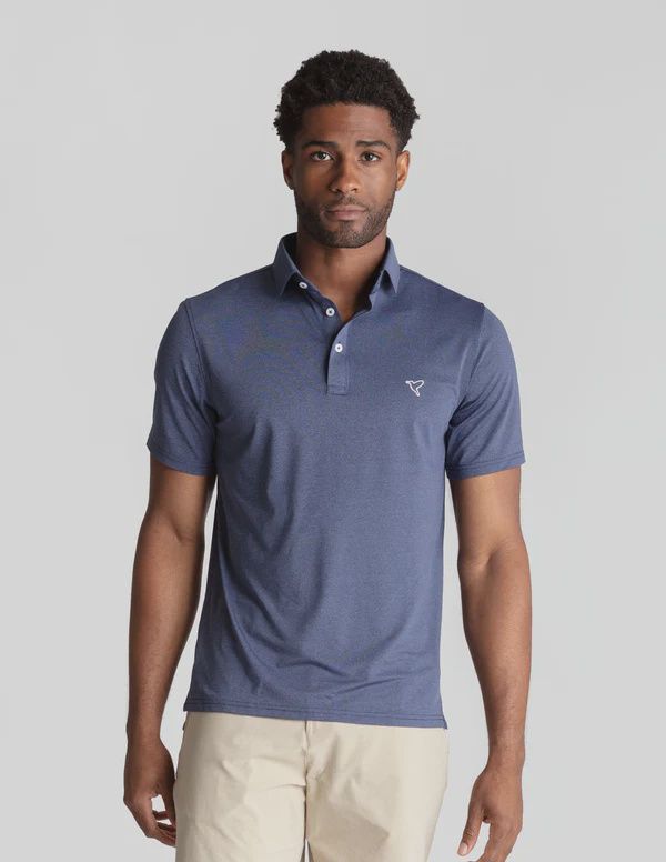 Performance Polo - Navy Heather