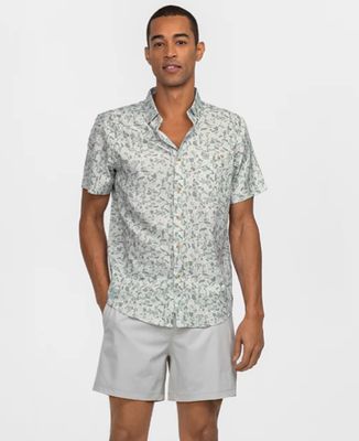 Hooked On Camo Baja Short Sleeve Shirt