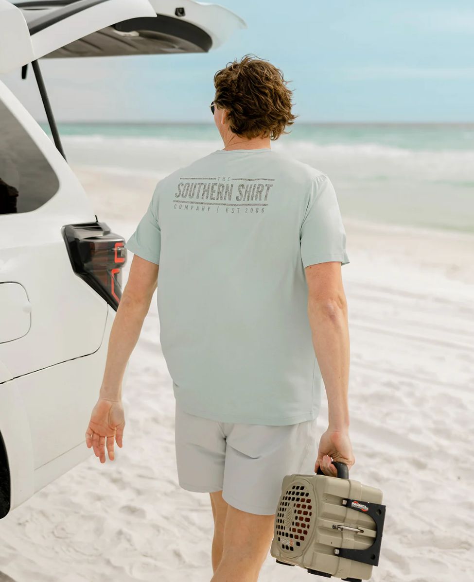 Camo Performance Short Sleeve Tee - Dusty Green