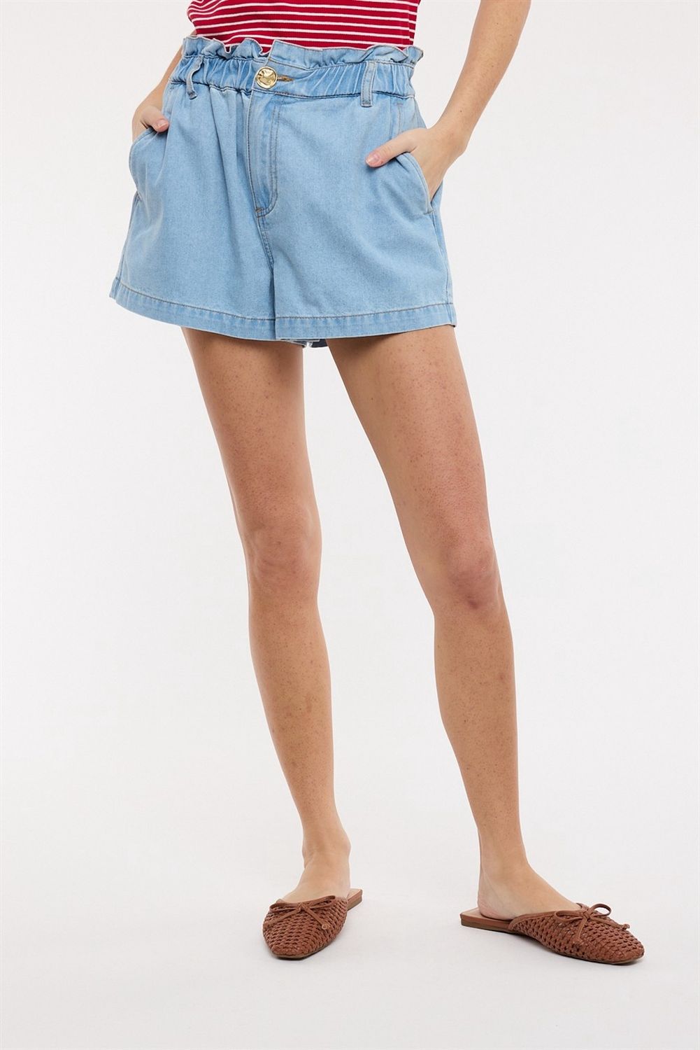 Some Days Denim Shorts - Medium Denim