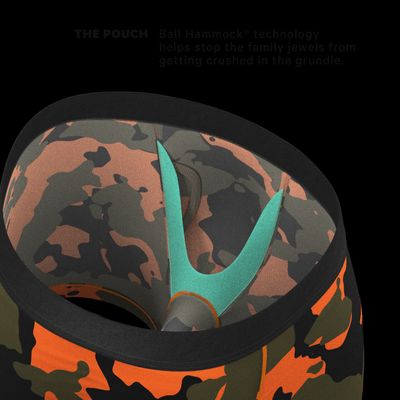 The Bambi Bunchers - Orange Camo Deer Ball Hammock W/Fly