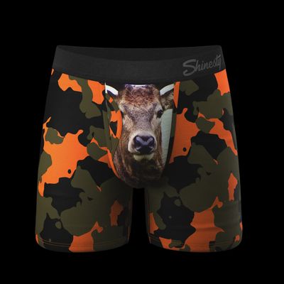 The Bambi Bunchers - Orange Camo Deer Ball Hammock W/Fly