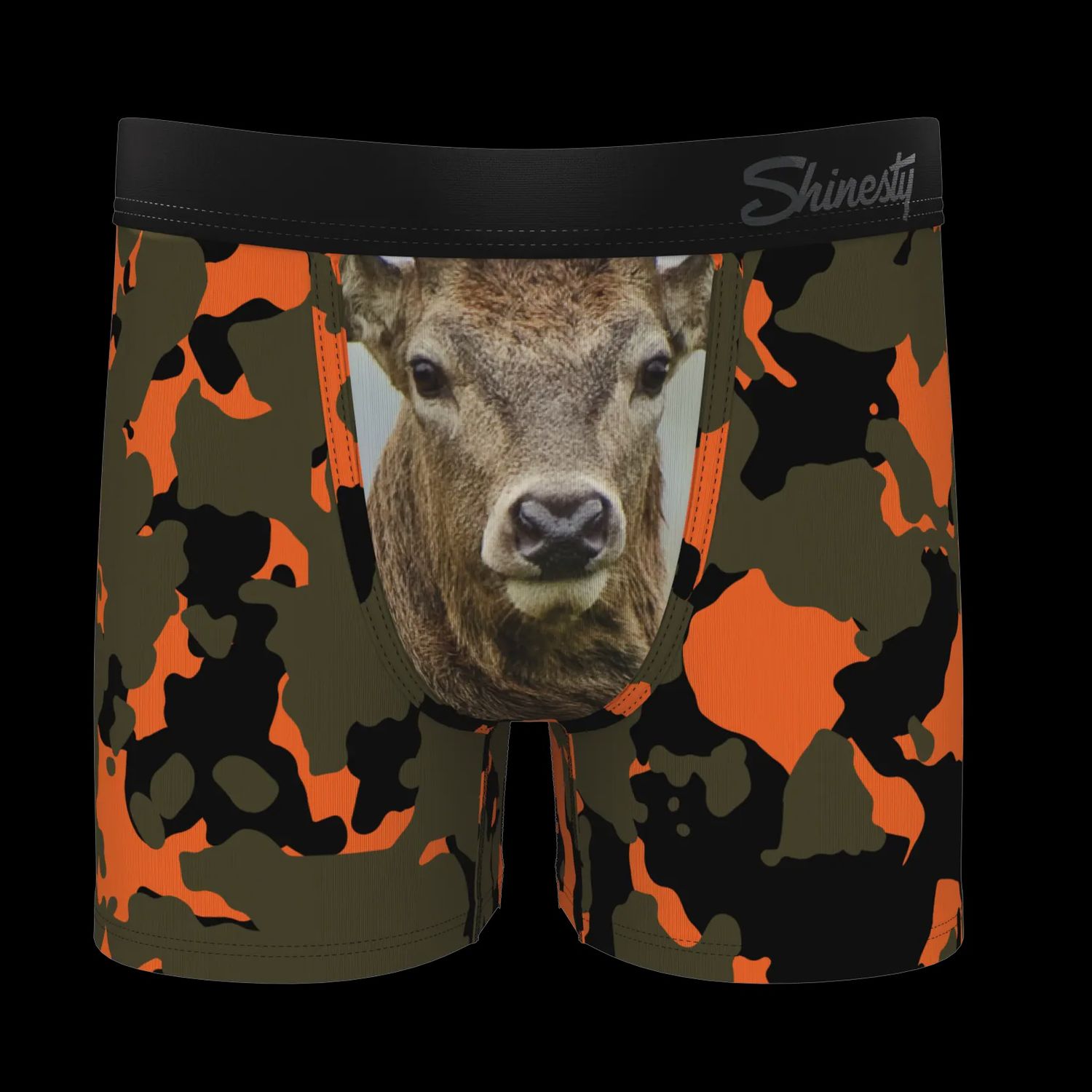 The Bambi Bunchers - Camo Deer Boy's Boxer Briefs
