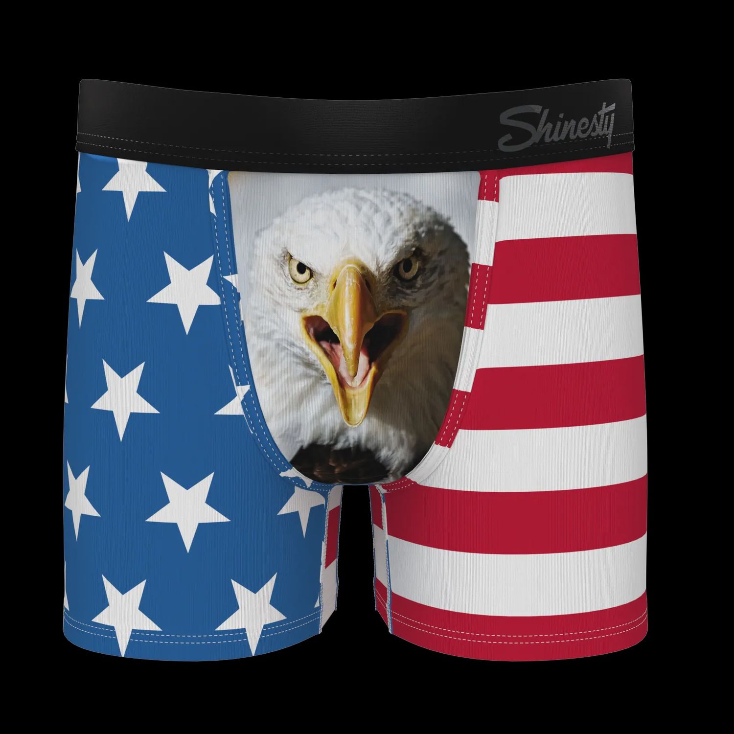 The Mascot - American Flag Boy's Boxer Briefs