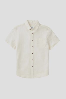 Alan Solid Shirt - Vintage White