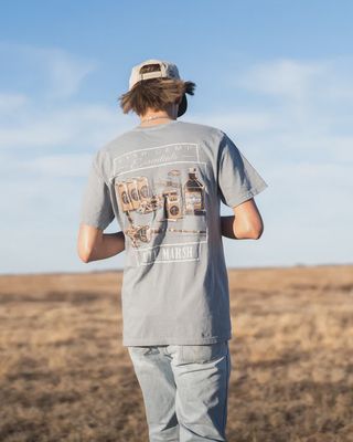 Fish Camp Essentials Short Sleeve Tee - Grey