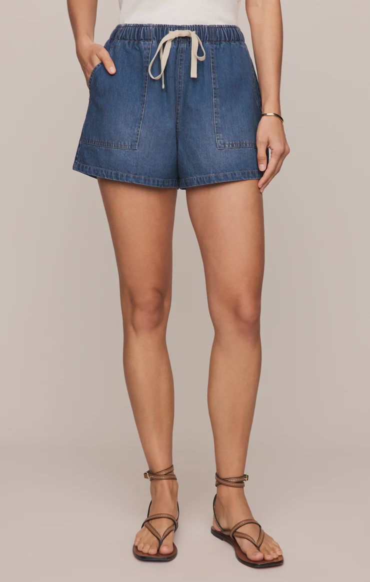 Daycation Denim Utility Short - Deep Water