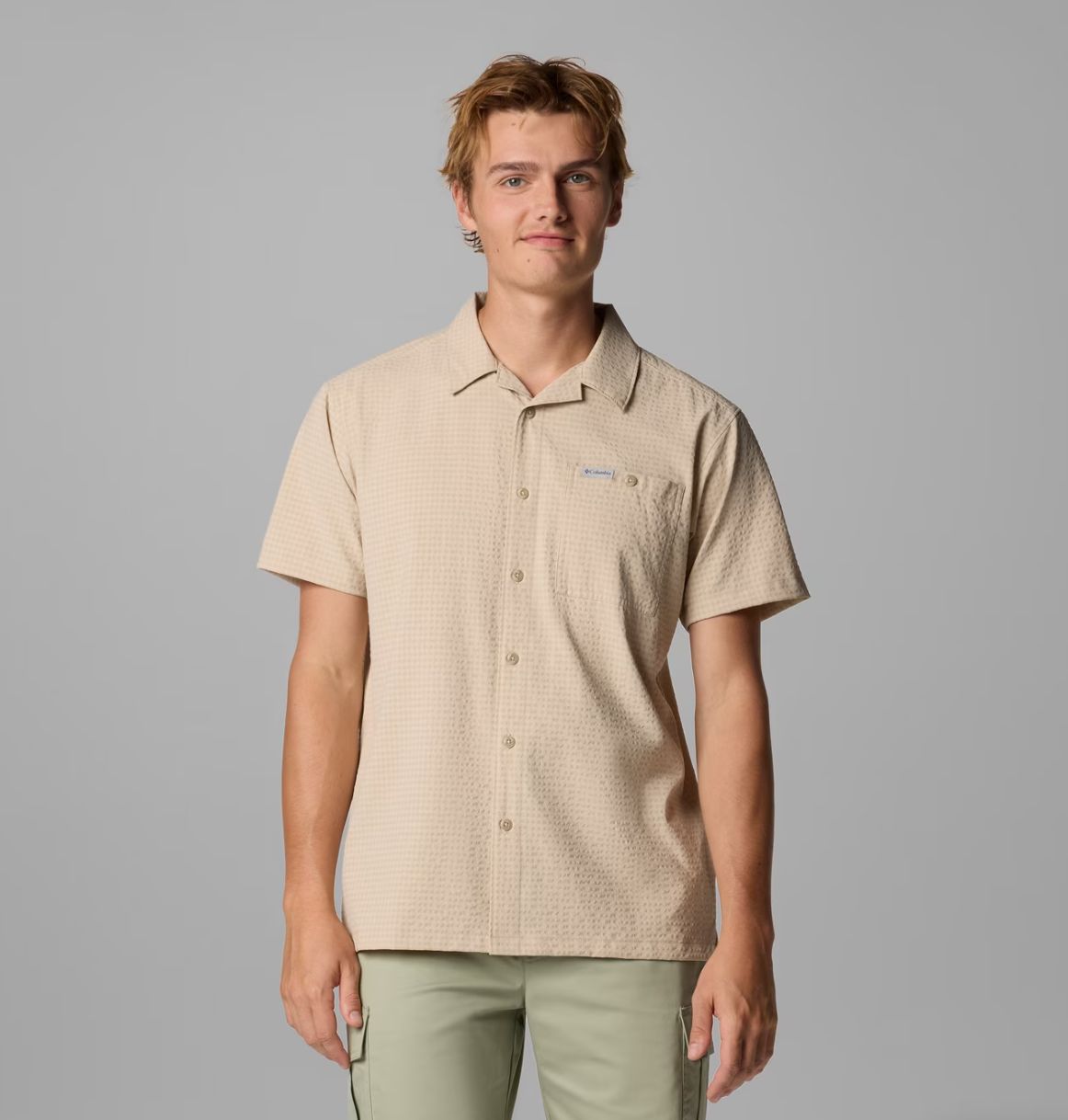 Utilizer™ Short Sleeve Camp Shirt - Ancient Fossil