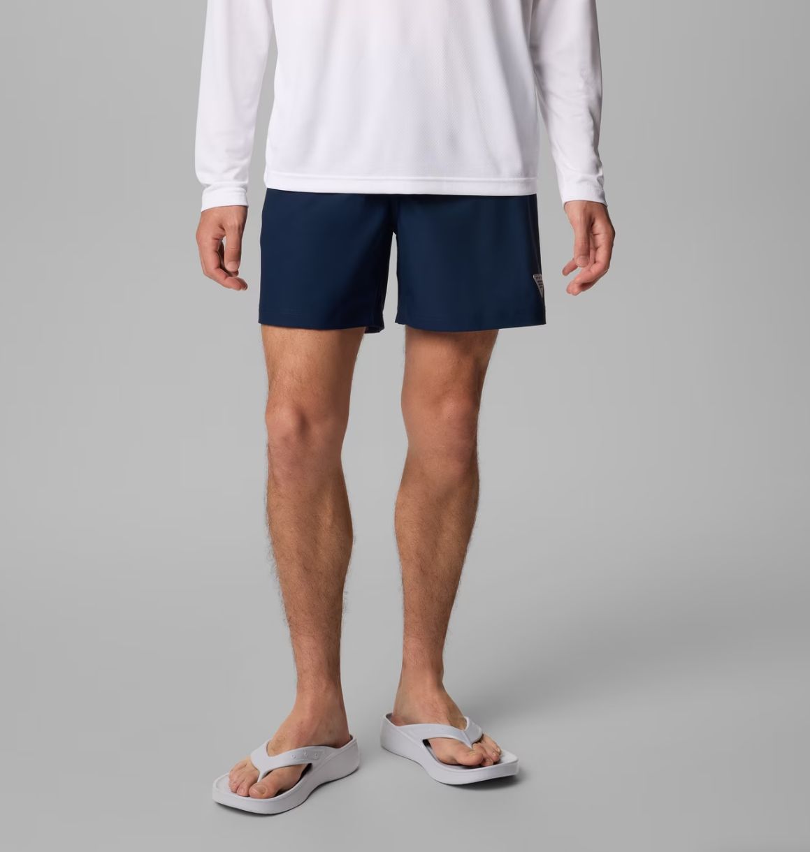 6" PFG Rambler™ Lined Short - New Moon/City Grey