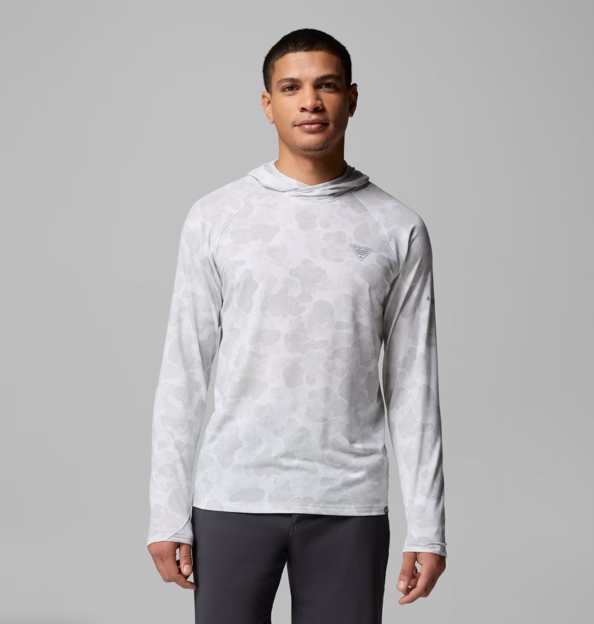 PFG Uncharted™ II Printed Hoodie - Cool Grey Deltawoods