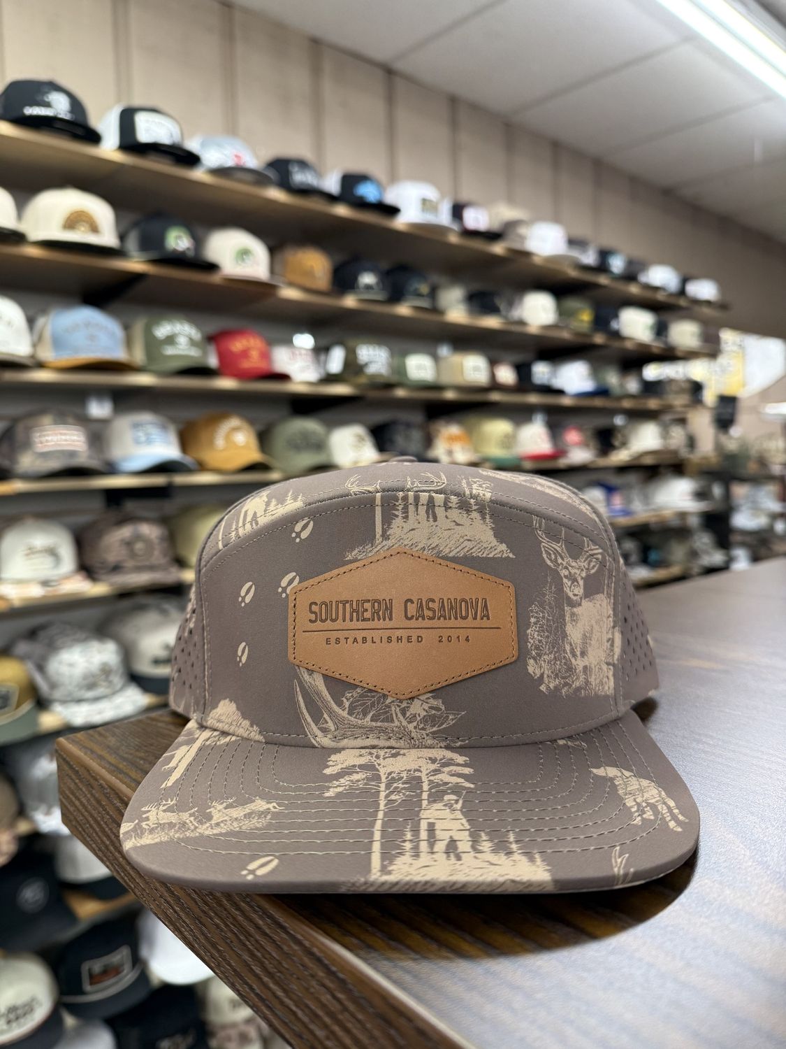 Deer Hunter Printed 7 Panel Hat