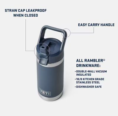 Rambler Jr 12oz Kids Bottle W/ Straw Cap - Venom