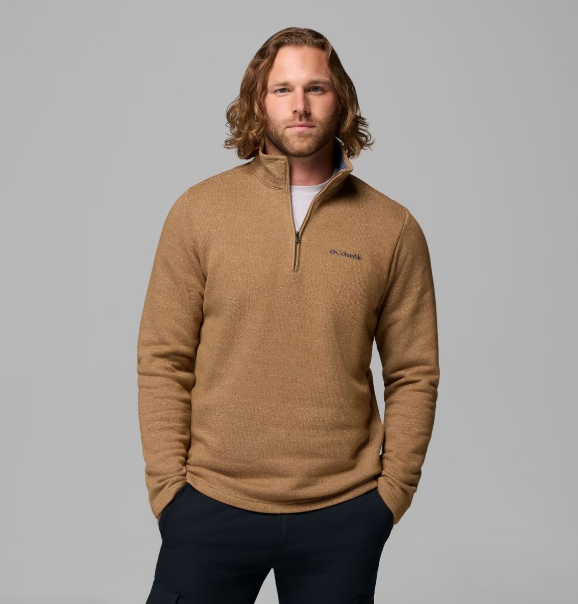 Great Hart Mountain™ III Half Zip - Delta Heather