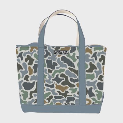 Printed Beach Tote - Localflage Bluff