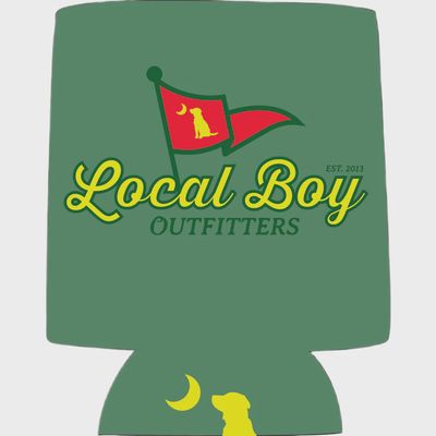 Front Pin Koozie - Green