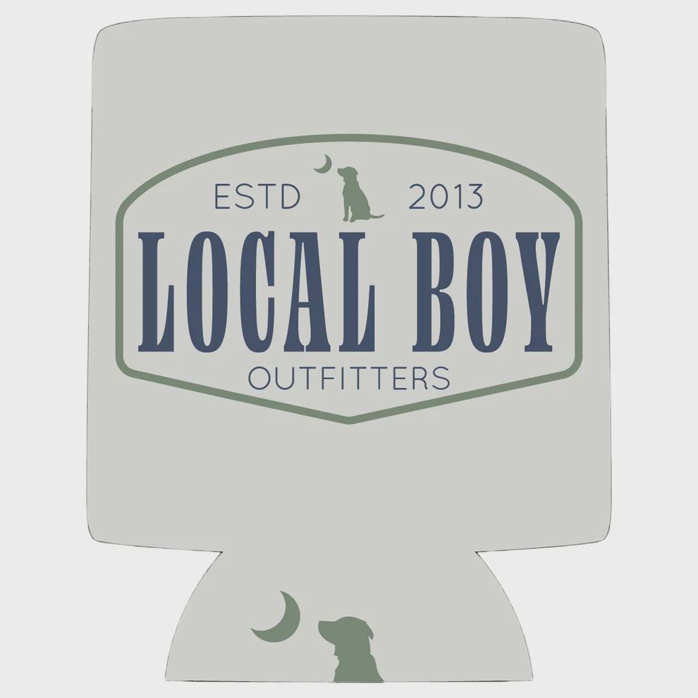 Homegrown Badge Koozie - Silver